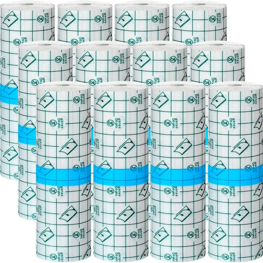 TatGuard 12-Pack Waterproof Tattoo Bandages (6" x 4.4yd)