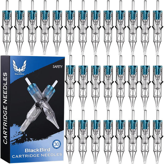 BlackBird Pro Tattoo Cartridge Needles 30-Pack #10 (5RL)