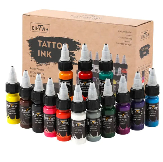 14 Shade Tattoo Ink Set 15ML