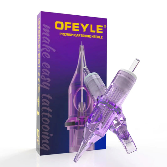 OFEYLE 10pcs Tattoo Cartridge Needles with Membrane