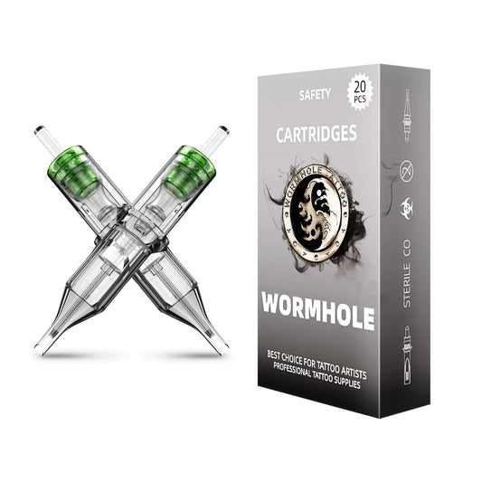 Wormhole 20PCS 14RS Round Shader Tattoo Cartridges